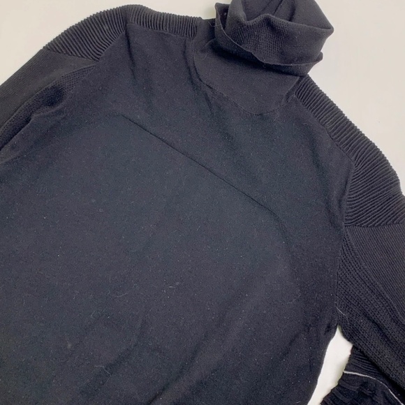 Adidas Y-3 Brand Ribbed Merino Longsleeve Turtleneck Sweater. Incredible deal! - Picture 2 of 6